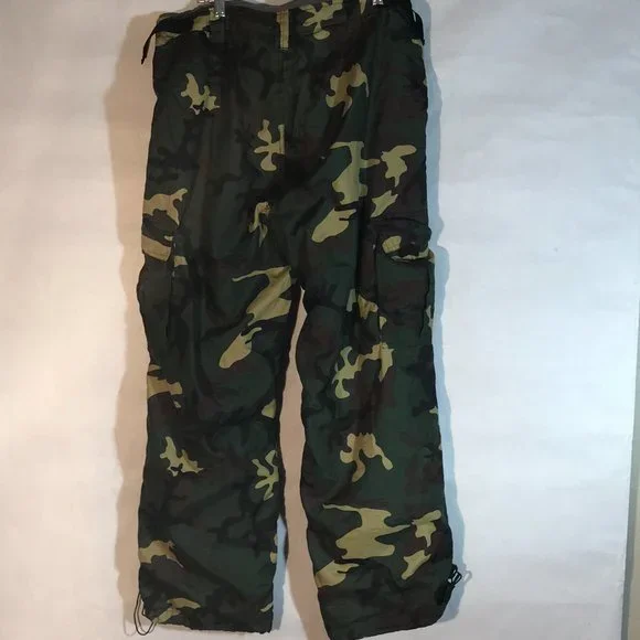 Army Camo Camouflage Fatigue Military Pants  Waist 36 - Picture 13 of 13
